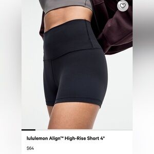 lululemon Align™ High-Rise Short 4"